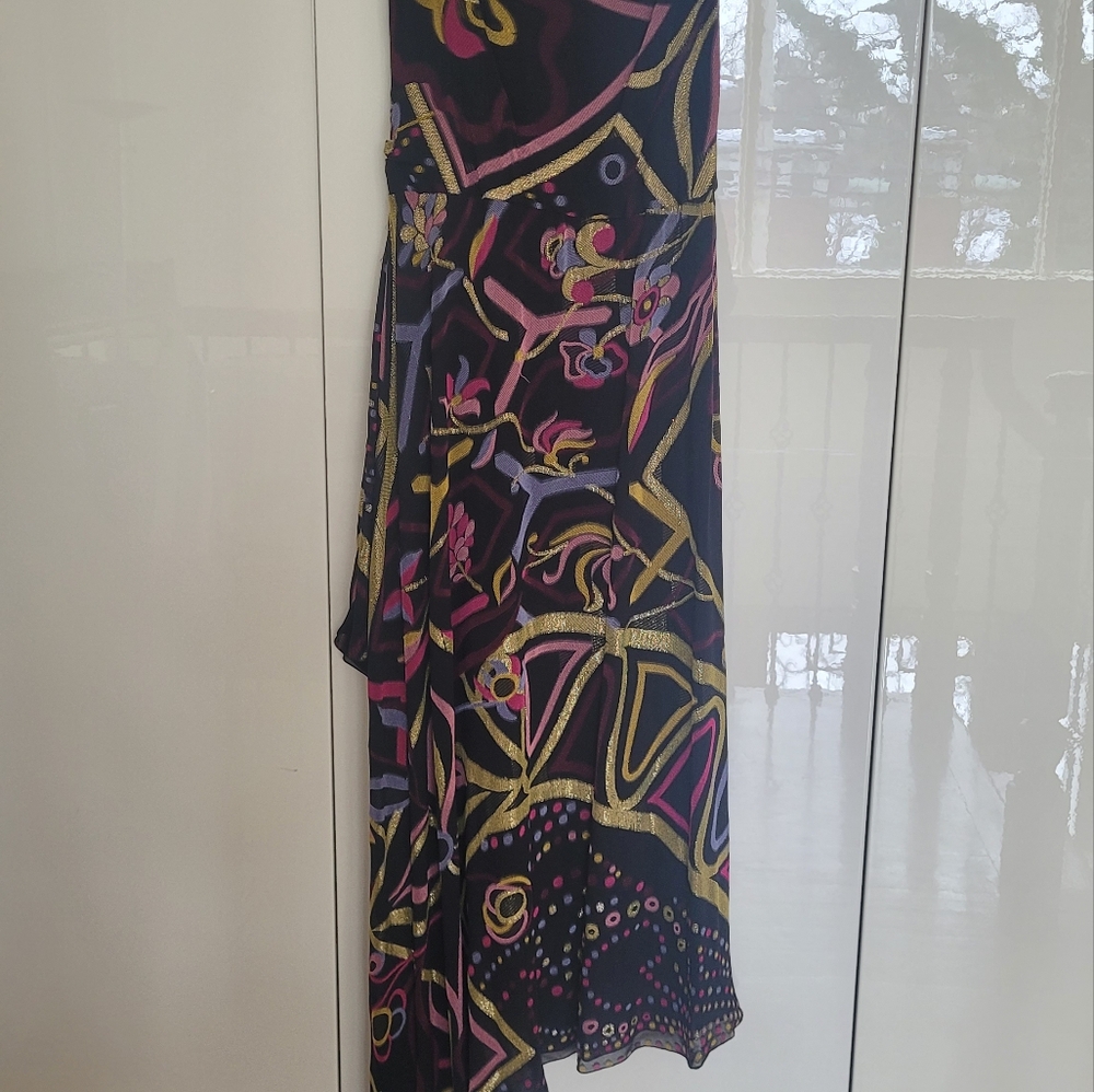 Designer one shoulder dress